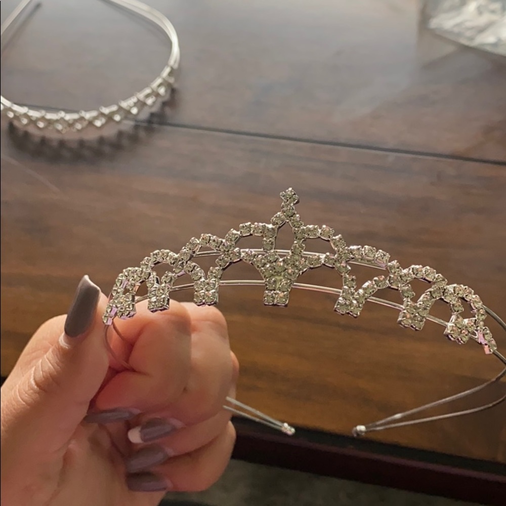 Silver headband